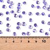 6/0 Baking Paint Transparent Fringe Glass Seed Beads X1-SEED-N006-06I-4