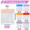 35Pcs 7 Colors Transparent EVA Packaging Resealable Bags ABAG-TA0002-29B-5