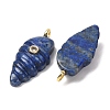 Natural Lapis Lazuli Carved Pendants G-H357-04G-08-3