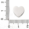 304 Stainless Steel Rhinestone Slide Charms STAS-P421-04A-P-3