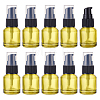 10Pcs Glass & Plastic Travel Emulsion Bottles MRMJ-BC0003-55-1