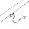 304 Stainless Steel Cable Chain Necklaces NJEW-I236-03P-6