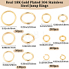 1200Pcs 6 Styles 304 Stainless Steel Jump Rings STAS-BBC0009-56-2
