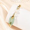 304 Stainless Steel Figaro Chains with Natural Mixed Gemstone BJEW-JB14452-4