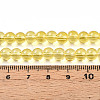 Baking Paint Transparent Glass Beads Strands DGLA-N006-6mm-04-4