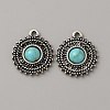 Tibetan Style Alloy Pendants TIBEP-CJC0002-11B-2