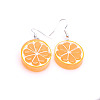 304 Stainless Steel & Resin Dangle Earrings WG56BB9-02-1