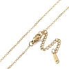 201 Stainless Steel Cable Chain Necklaces NJEW-P309-16C-G-3
