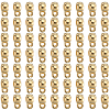 400Pcs CCB Plastic Tube Bails CCB-SC0001-28KC-7