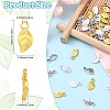60Pcs 3 Colors Tibetan Style Alloy Charms FIND-YW0012-15-3