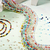 Craftdady 14 Strands 14 Styles Electroplate Glass Beads Strands EGLA-CD0001-08-15