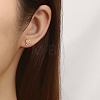 304 Stainless Steel Stud Earrings for Women FU7169-3-3