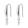 925 Sterling Silver Earring Hooks STER-E062-02S-1