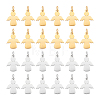 Unicraftale 12Pcs 2 Colors 201 Stainless Steel Pendants STAS-UN0053-68-1