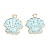 Alloy Enamel Pendants AL-CBAE435-16G-05-1