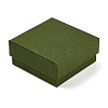 Cardboard Paper Jewelry Storage Boxes with Sponge CON-P023-01B-01-1