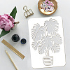 Plastic Drawing Painting Stencils Templates DIY-WH0396-670-3