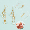   60Pcs 2 Colors Brass Earring Double Sided Eye Pins FIND-PH0005-04-6