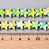 Spray Painted Synthetic Turquoise Beads Strands LS-UNKW-T001-11C-5