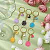 Alloy Enamel Charms Keychain KEYC-JKC00890-2