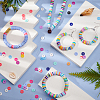 DIY Heishi Bead Stretch Bracelets Making Kits DIY-PH0004-19A-4