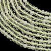 Natural Lemon Jade Beads Strands G-C262-A04-2mm-5