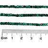 Natural Malachite Beads Strands G-C009-B24-01-4