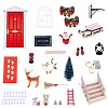 Wooden Doll House Ornament Sets MIMO-PW0003-136-1