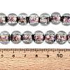 Handmade Foil Glass Beads Strands FOIL-Q002-01A-05-4