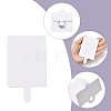50Pcs Rectangle Foldable Paper Jewelry Display Cards for Rings CDIS-FS0001-31A-3