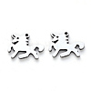 Tarnish Resistant 304 Stainless Steel Charms STAS-N092-94-2