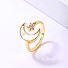 Natural Shell Open Cuff Ring YD7798-2-1-1