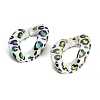 UV Plating Printed Opaque Acrylic Beads AC-CBAEEF4-20-2