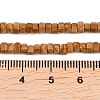 Natural Yellow Wood Lace Stone Wooden Jasper Beads Strands G-G345-C13-2x4mm-5
