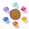 Transparent Acrylic Beads TACR-S154-15B-3