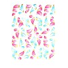 Shining Laser Ribbon Nail Decals Stickers MRMJ-R112-Z-D4310-03-1