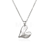 Non-Tarnish 304 Stainless Steel Pendant Necklaces NJEW-G120-02P-1