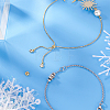 6Pcs 3 Colors 925 Sterling Silver Beads STER-PH0002-03-5