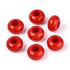 Valentine's Day Opaque Acrylic European Beads SACR-N019-03M2-4