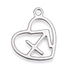 Non-Tarnish 304 Stainless Steel Pendants LS-STAS-M228-A01-07P-1