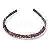 Plastic Rhinestone Hair Bands OHAR-B007-04C-2