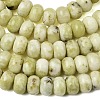 Natural Yellow Turquoise(Jasper) Beads Strands G-A280-A02-02-4