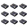 10Pcs Sun Moon Star Printed Cardboard Gift Boxes CBOX-TA0001-21C-2