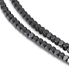 Electroplate Non-magnetic Synthetic Hematite Beads Strands G-I175-09D-2