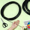 90M Round Plastic Rattan Cord OCOR-WH0077-134B-3