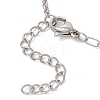 2MM 304 Stainless Steel Mixed Chain Slider Necklace Making AJEW-JB01558-02-4