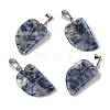 Natural & Synthetic Mixed Gemstone Pendants G-B127-01P-3