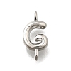 Brass Connector Charms KK-P295-01P-G-1