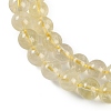 Natural Lemon Quartz Beads Strands G-H062-A01-01-4