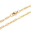 304 Stainless Steel Mariner Link Chain Necklaces NJEW-JN03102-2